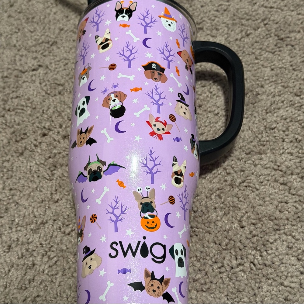 Swig Halloween Dog Print 40oz Tumbler - Picture 3 of 5